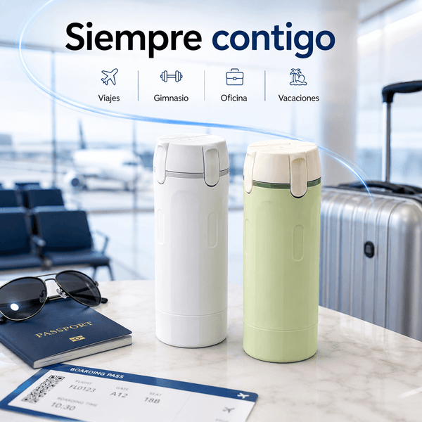 Dispensador de Viaje 4 en 1 Antifugas